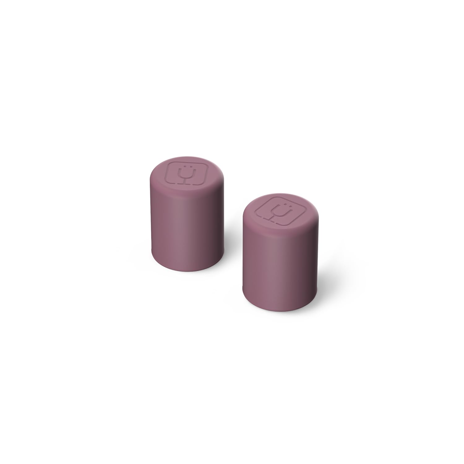 BrüMate Magnetic Straw Caps | Silicone Straw Topper 2-pack | Dust & Dirt Resistant | Compatible with All Era and Resa Tumblers (Dark Aura)