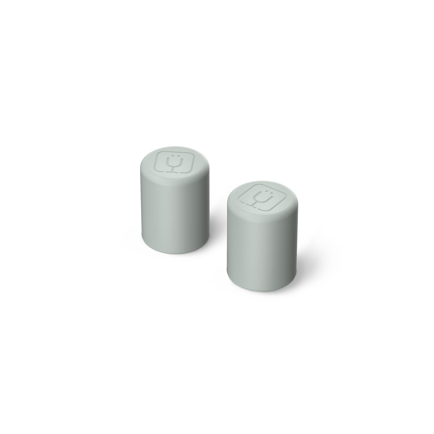 BrüMate Magnetic Straw Caps | Silicone Straw Topper 2-pack | Dust & Dirt Resistant | Compatible with All Era and Resa Tumblers (Dark Aura)