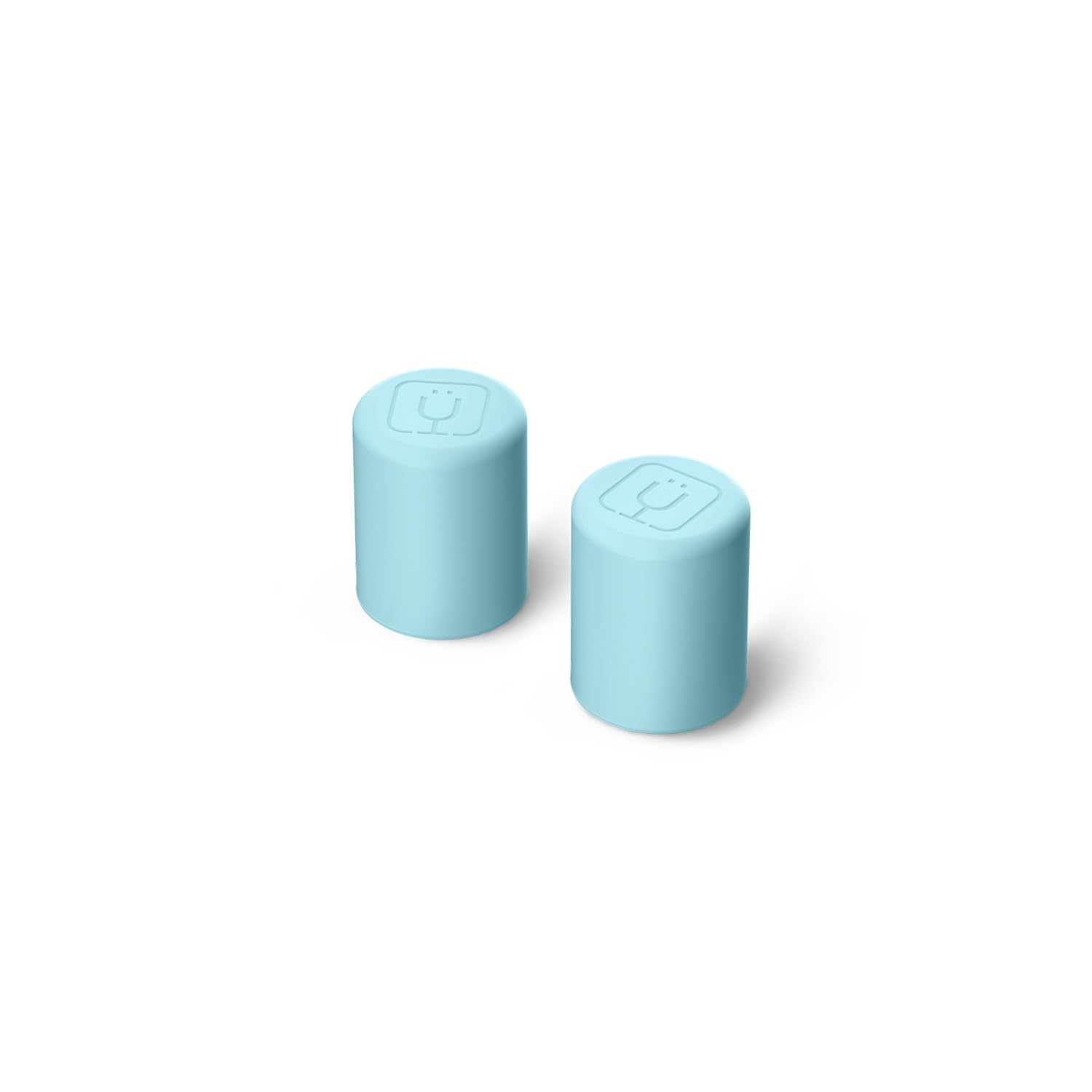 BrüMate Magnetic Straw Caps | Silicone Straw Topper 2-pack | Dust & Dirt Resistant | Compatible with All Era and Resa Tumblers (Dark Aura)
