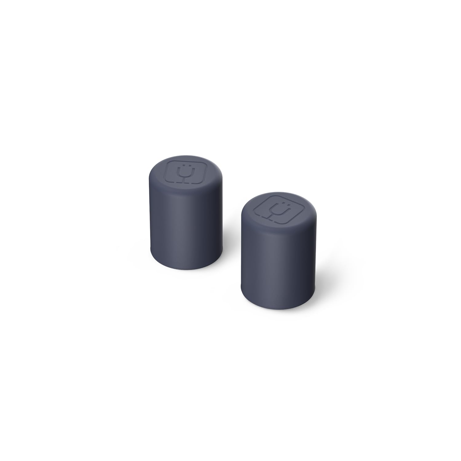 BrüMate Magnetic Straw Caps | Silicone Straw Topper 2-pack | Dust & Dirt Resistant | Compatible with All Era and Resa Tumblers (Dark Aura)