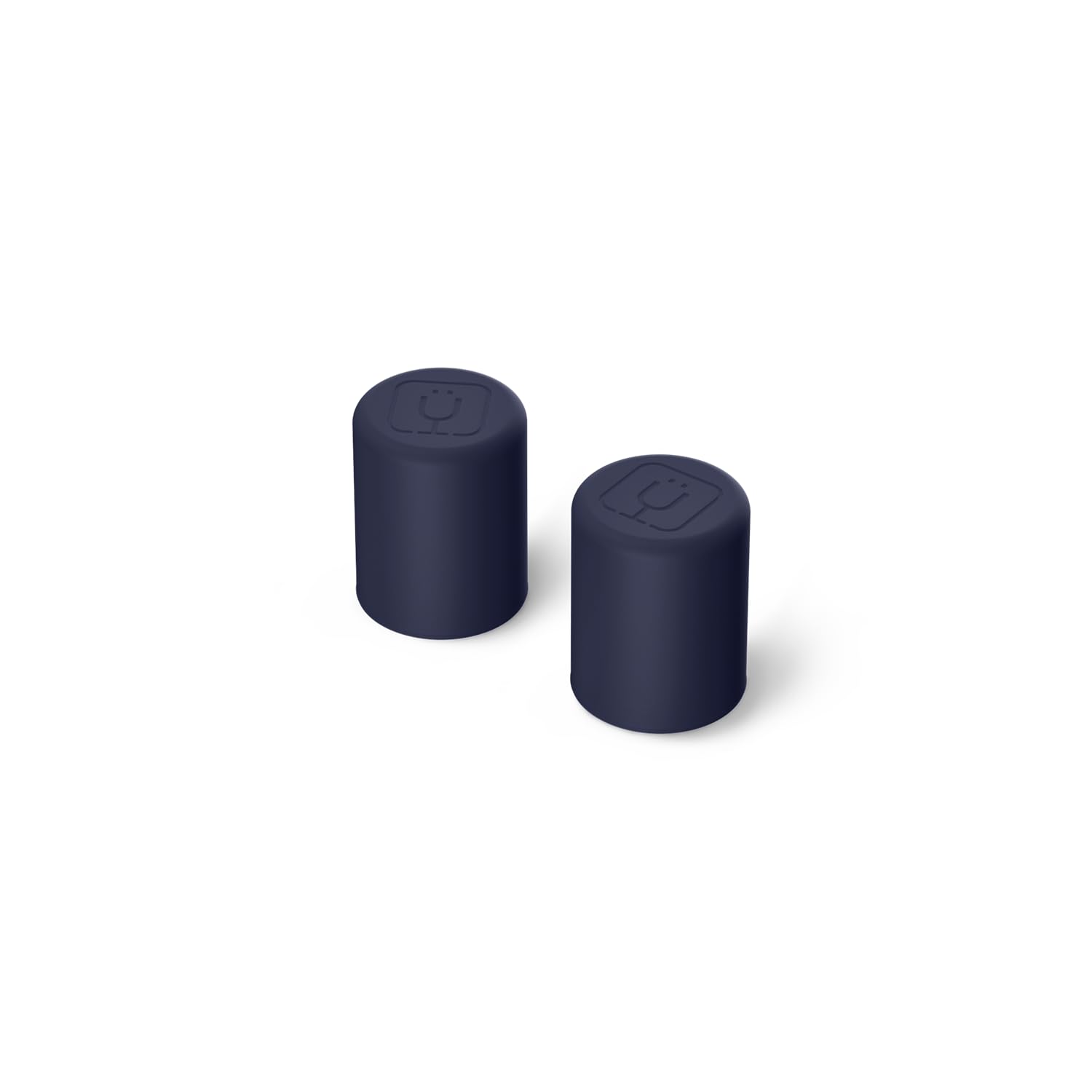 BrüMate Magnetic Straw Caps | Silicone Straw Topper 2-pack | Dust & Dirt Resistant | Compatible with All Era and Resa Tumblers (Dark Aura)