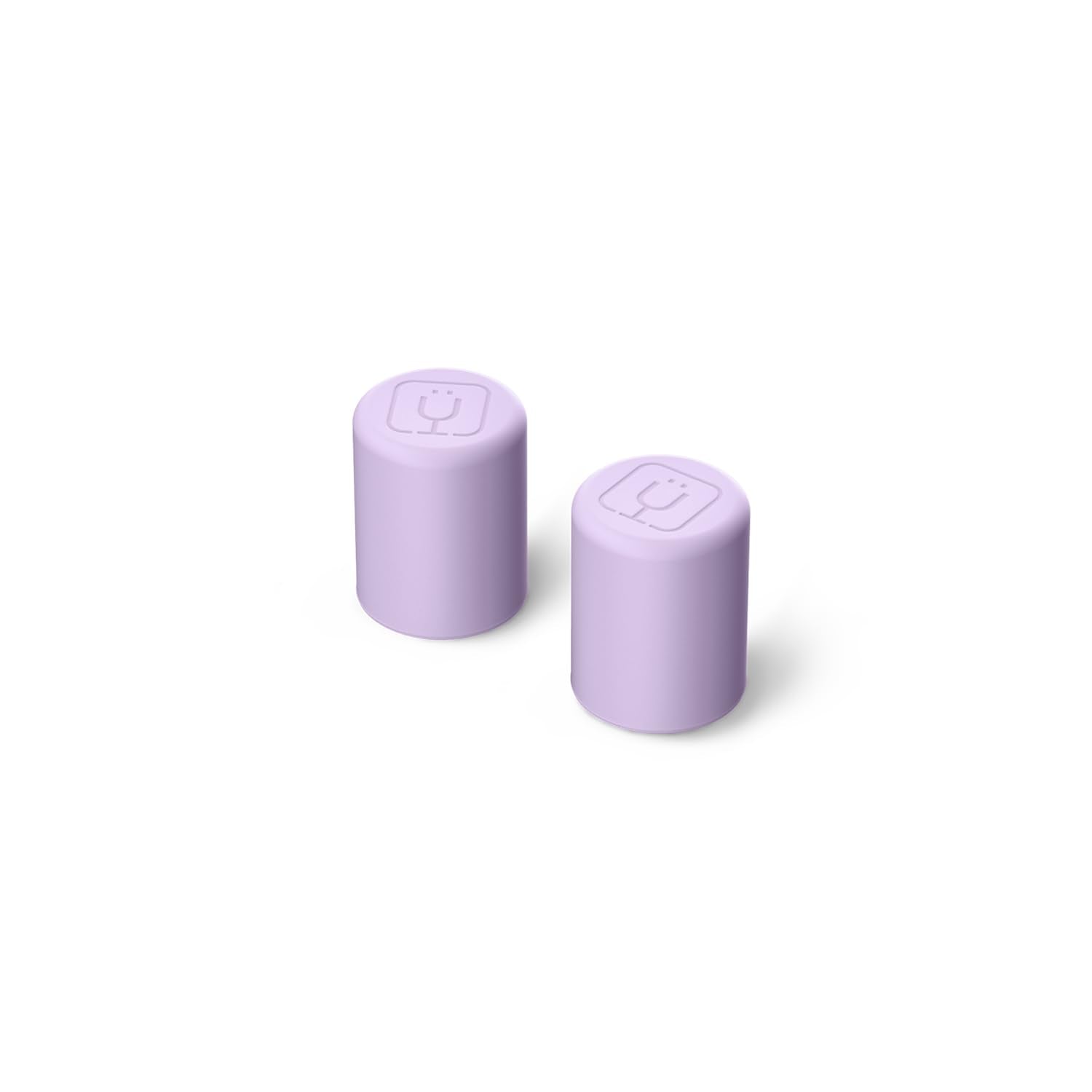 BrüMate Magnetic Straw Caps | Silicone Straw Topper 2-pack | Dust & Dirt Resistant | Compatible with All Era and Resa Tumblers (Dark Aura)