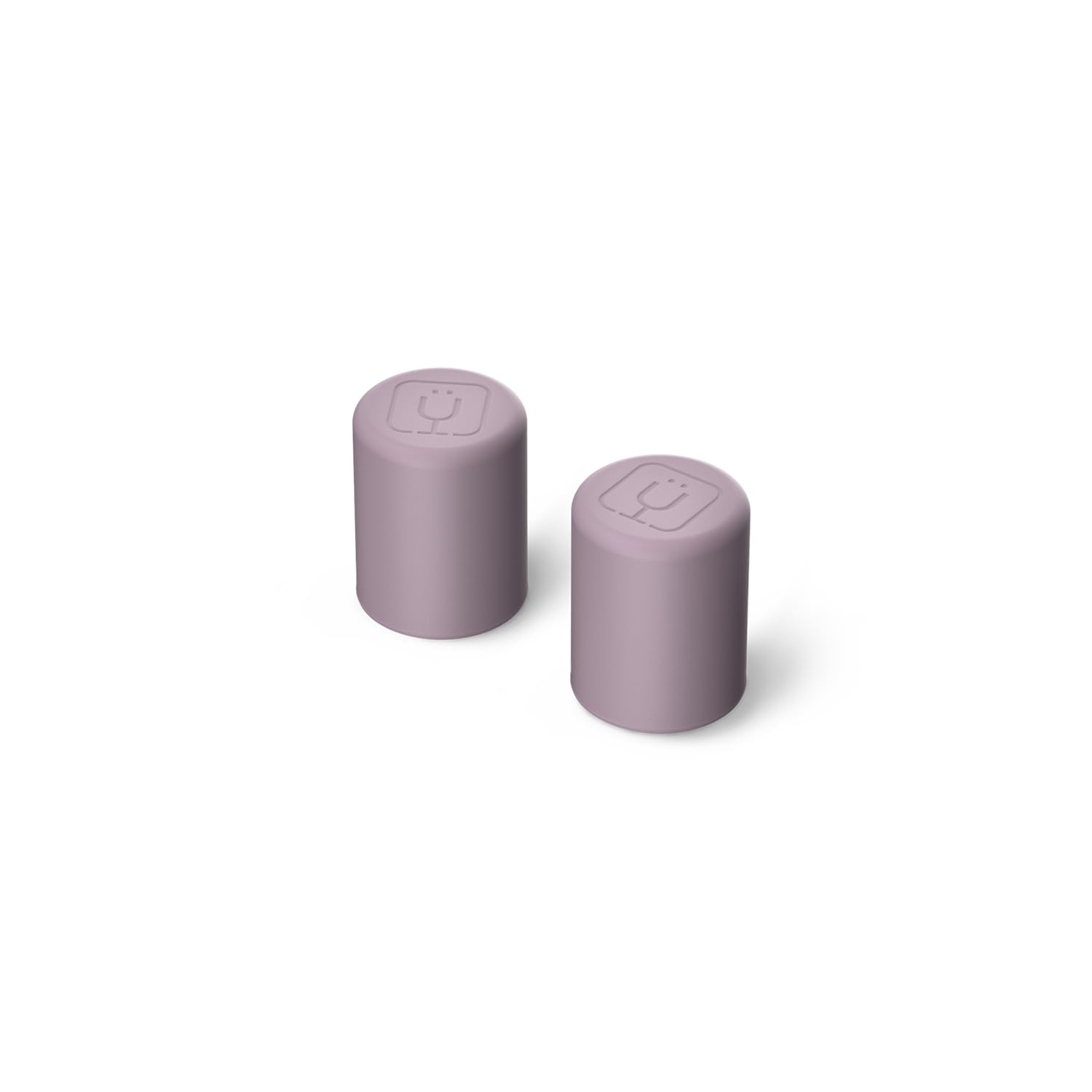BrüMate Magnetic Straw Caps | Silicone Straw Topper 2-pack | Dust & Dirt Resistant | Compatible with All Era and Resa Tumblers (Dark Aura)