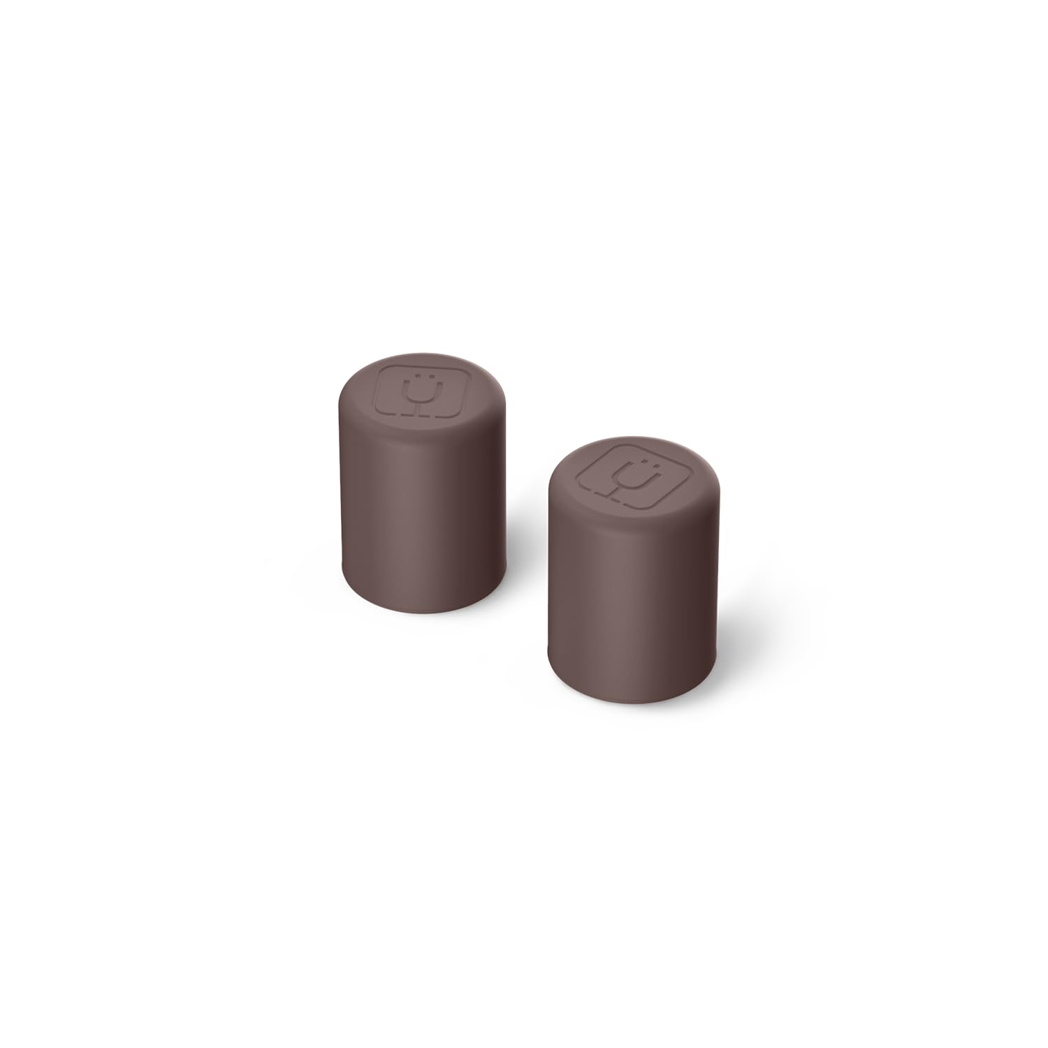 BrüMate Magnetic Straw Caps | Silicone Straw Topper 2-pack | Dust & Dirt Resistant | Compatible with All Era and Resa Tumblers (Dark Aura)