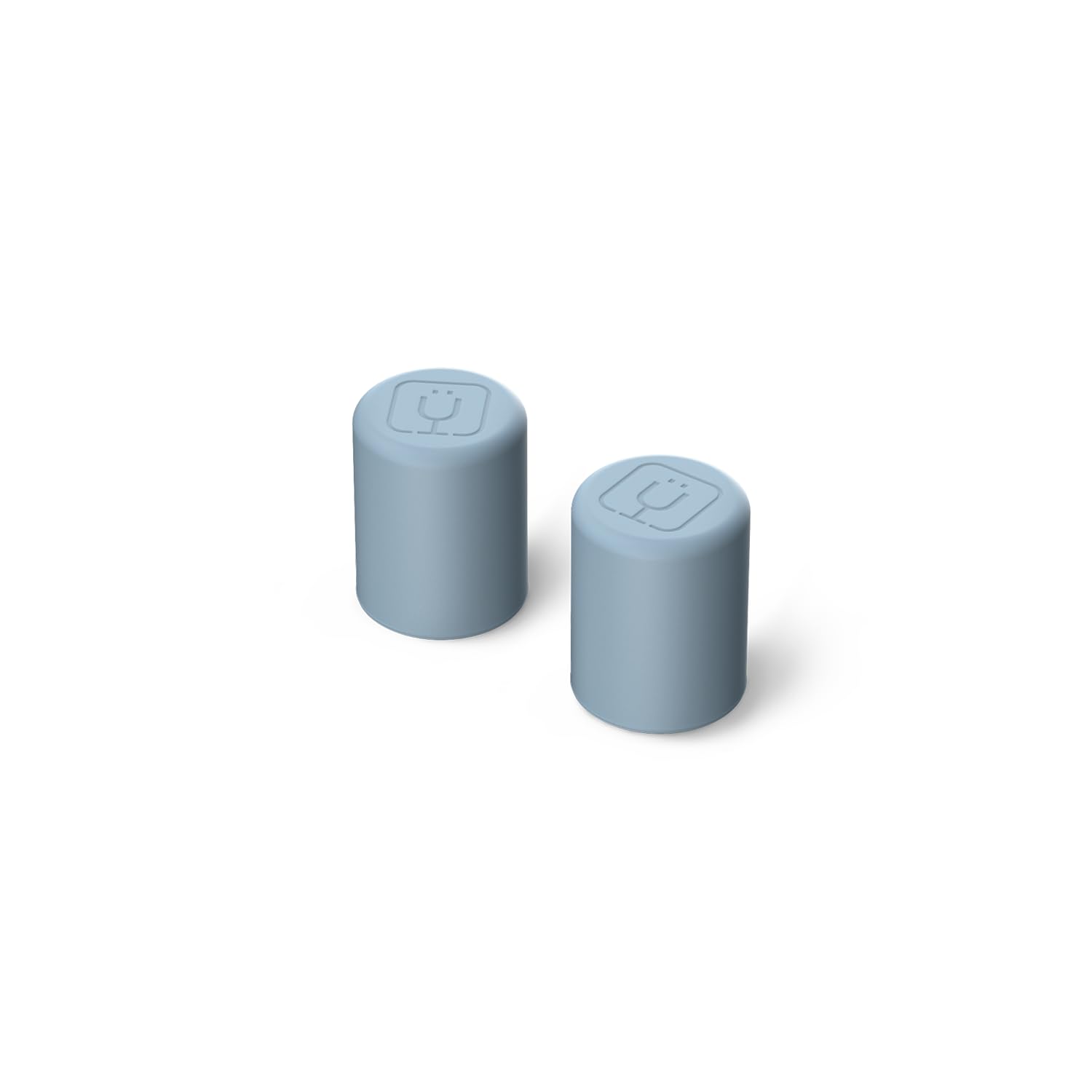 BrüMate Magnetic Straw Caps | Silicone Straw Topper 2-pack | Dust & Dirt Resistant | Compatible with All Era and Resa Tumblers (Dark Aura)