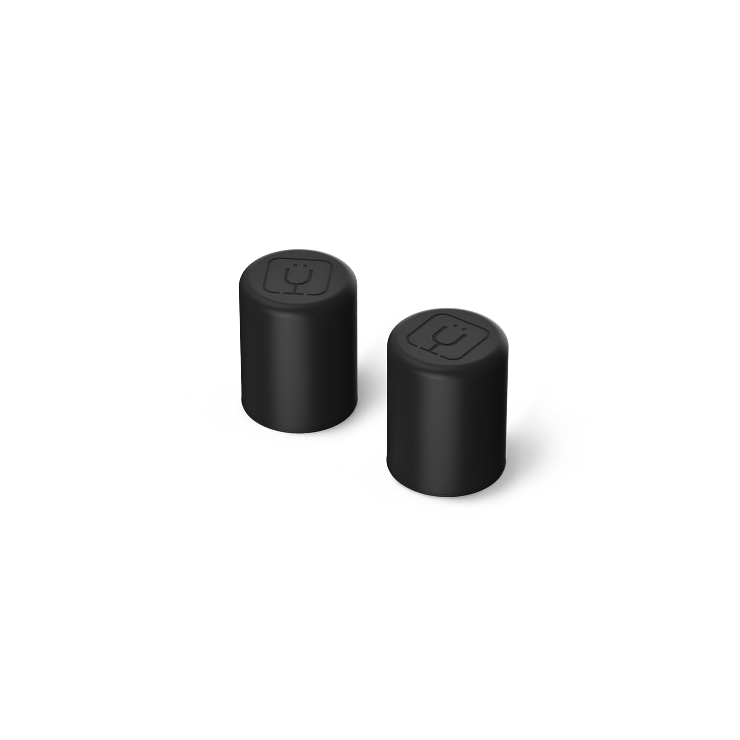 BrüMate Magnetic Straw Caps | Silicone Straw Topper 2-pack | Dust & Dirt Resistant | Compatible with All Era and Resa Tumblers (Dark Aura)