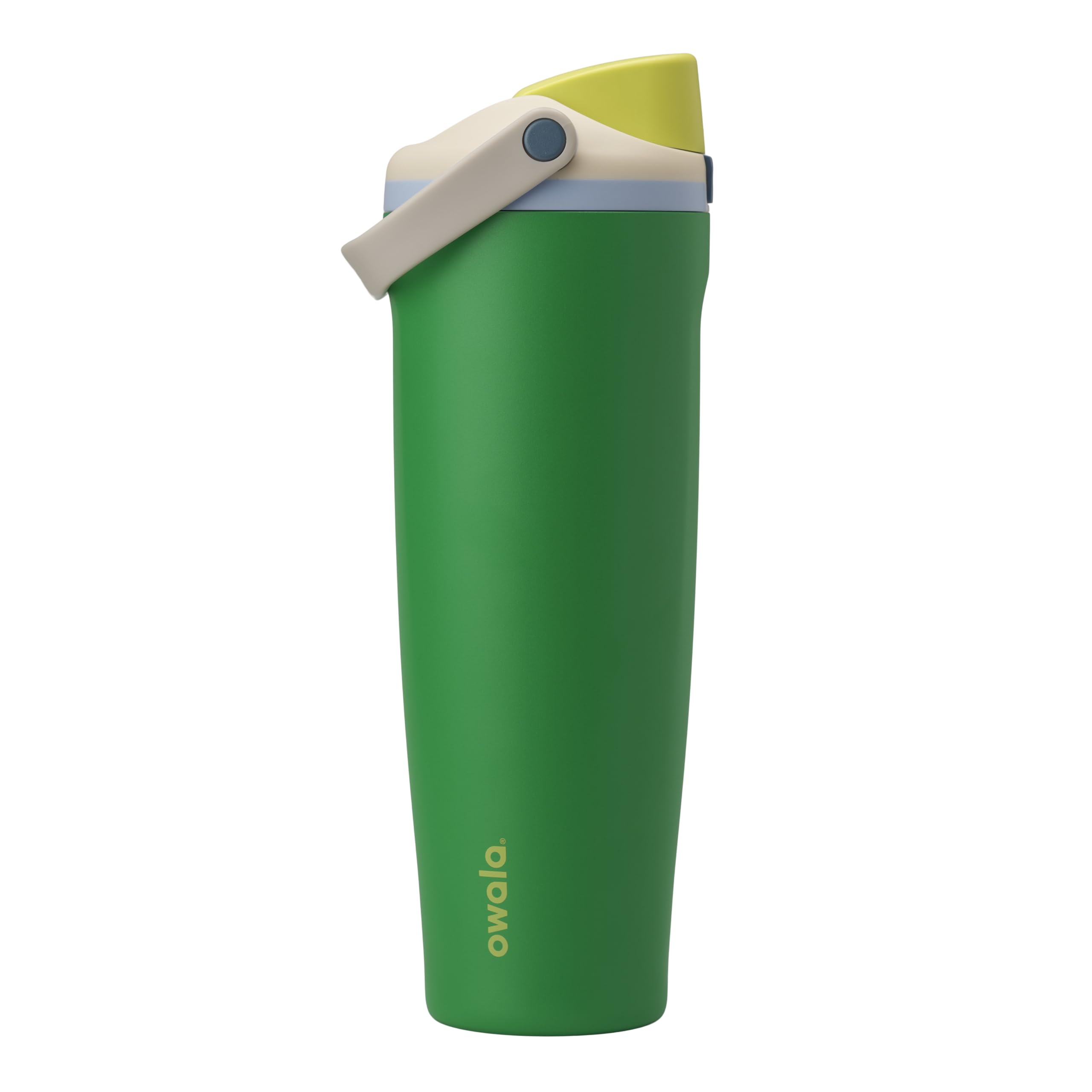 Owala FreeSip Sway Insulated Stainless Steel Water Bottle with Two-Way Spout, Built-In Straw and Bucket Handle, Made for Travel, School, and Sports, 40oz, BPA Free, Leak Proof, Black Cherry